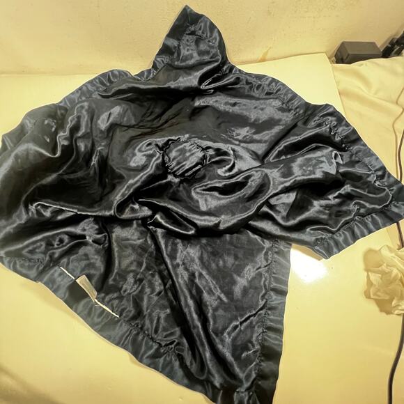 Just Born Gray Bear Large Lovey Security Blanket Mountains Trees Plush 24" - Picture 4 of 16